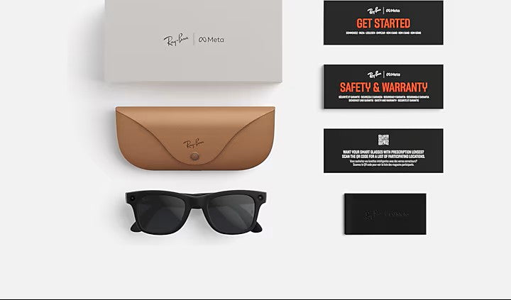 META 2 WAYFARER Ray Ban 4012 Noir Transition Gris T 50 ou 53