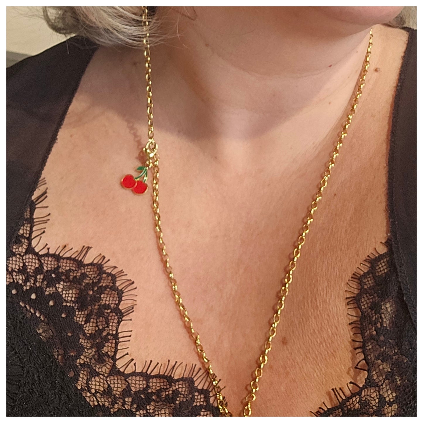 Breloque cerises