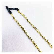 Charger l'image dans la galerie, Chaîne de lunettes dorée acier inoxydable