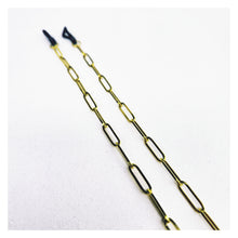 Charger l'image dans la galerie, Chaîne de lunettes dorée acier inoxydable