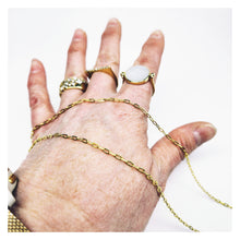 Charger l'image dans la galerie, Chaîne de lunettes dorée acier inoxydable