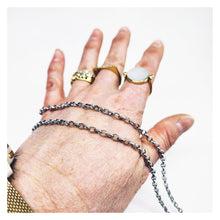 Charger l'image dans la galerie, Chaîne de lunettes argentée acier inoxydable