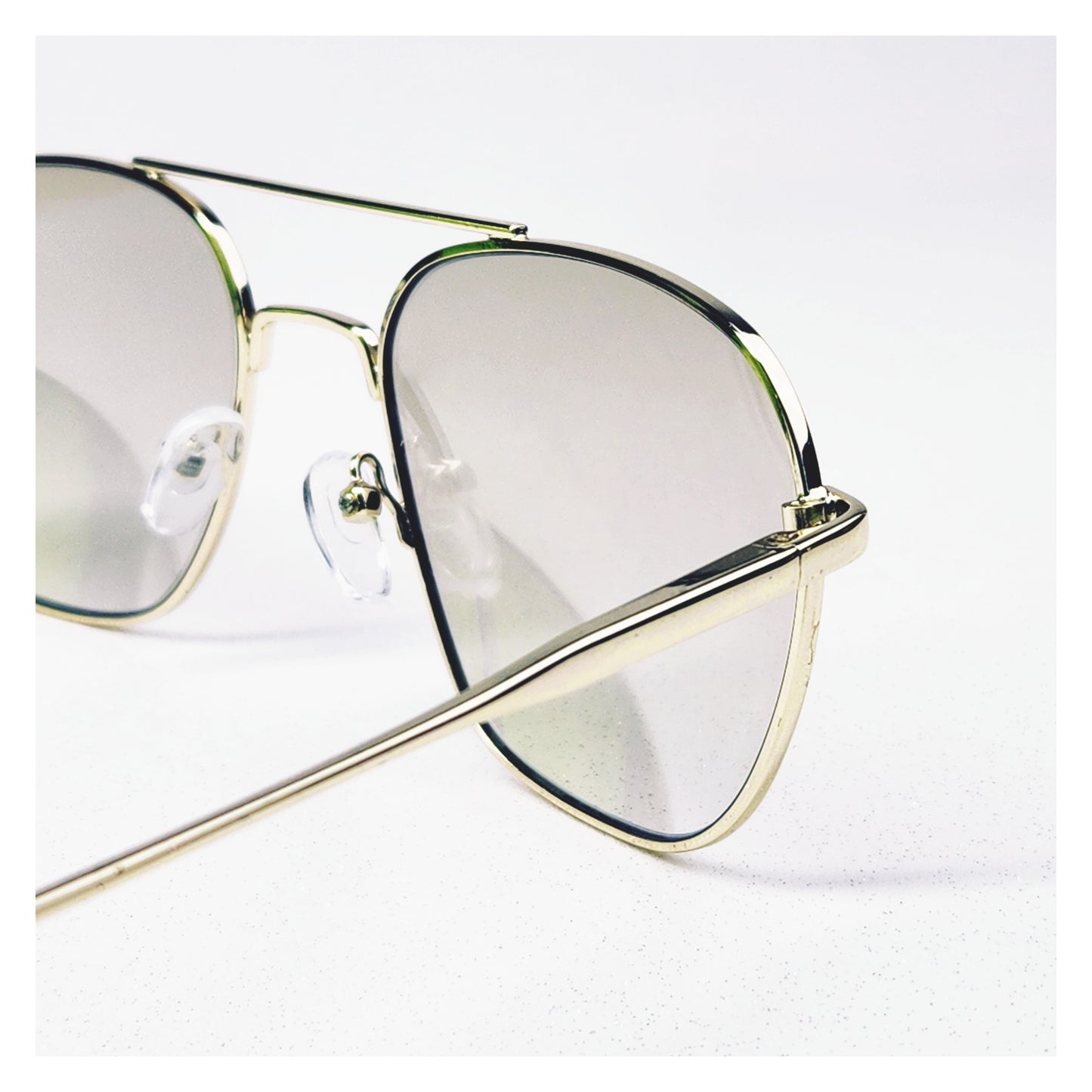 LAJEN 1 : Lunettes à verres marrons dégradés cat.2 flash argent