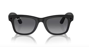 META 1 WAYFARER Ray Ban 4006 Noir Graphite Polarisés T50