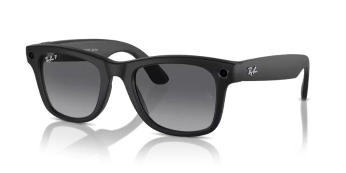 META 1 WAYFARER Ray Ban 4008 Noir Gris Polarisés T53