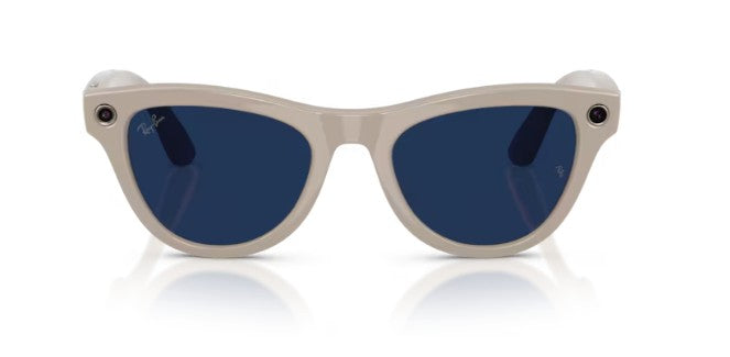 META 2  SKYLER Ray Ban 4014 Gris craie Transition Saphir T 52