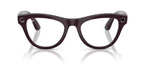 META 2  SKYLER Ray Ban 4014 Violet Mystique Transition Améthyste T 52