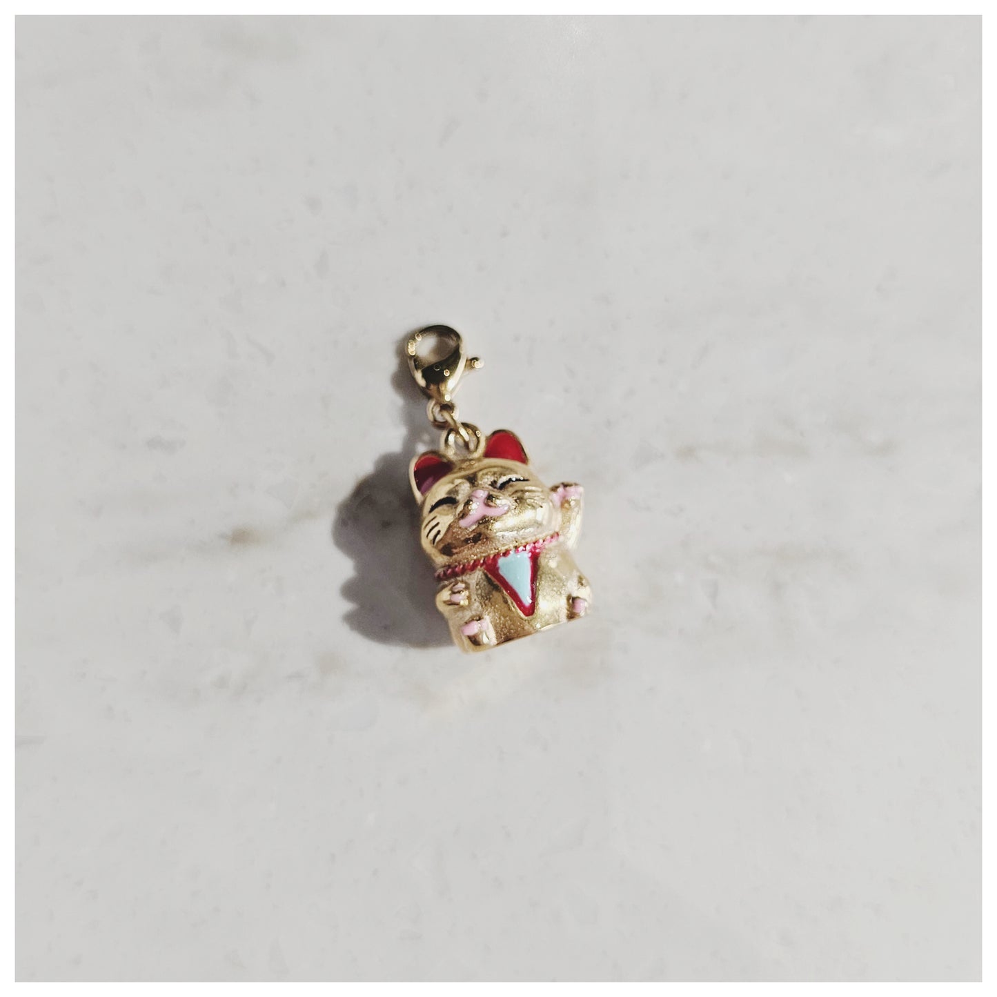 Breloque chat chance Maneki Neko