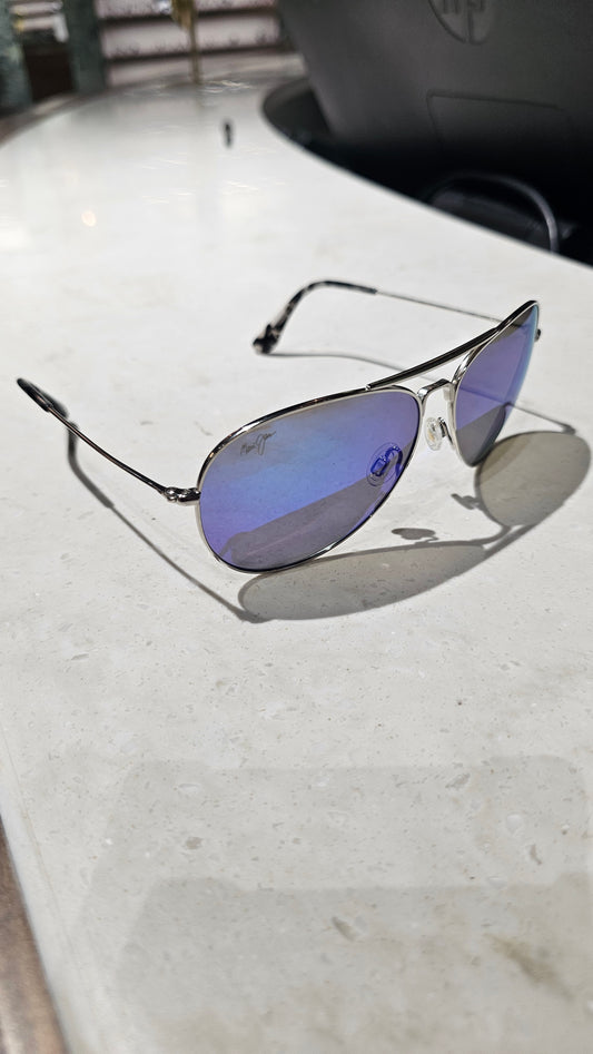 Lunettes de soleil Maui Jim comme Emmanuel Macron