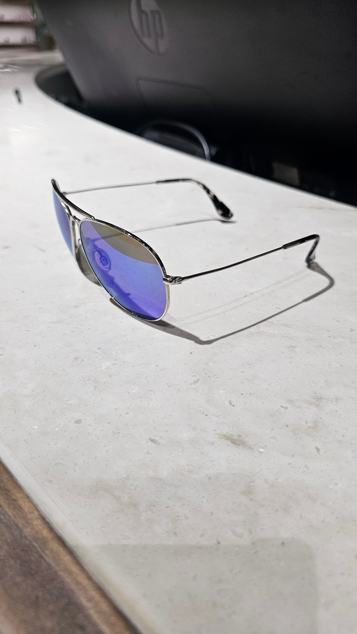 Lunettes de soleil Maui Jim comme Emmanuel Macron