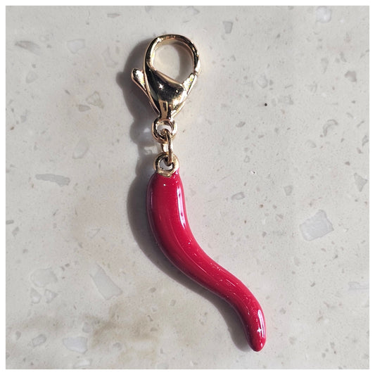 Breloque piment rouge