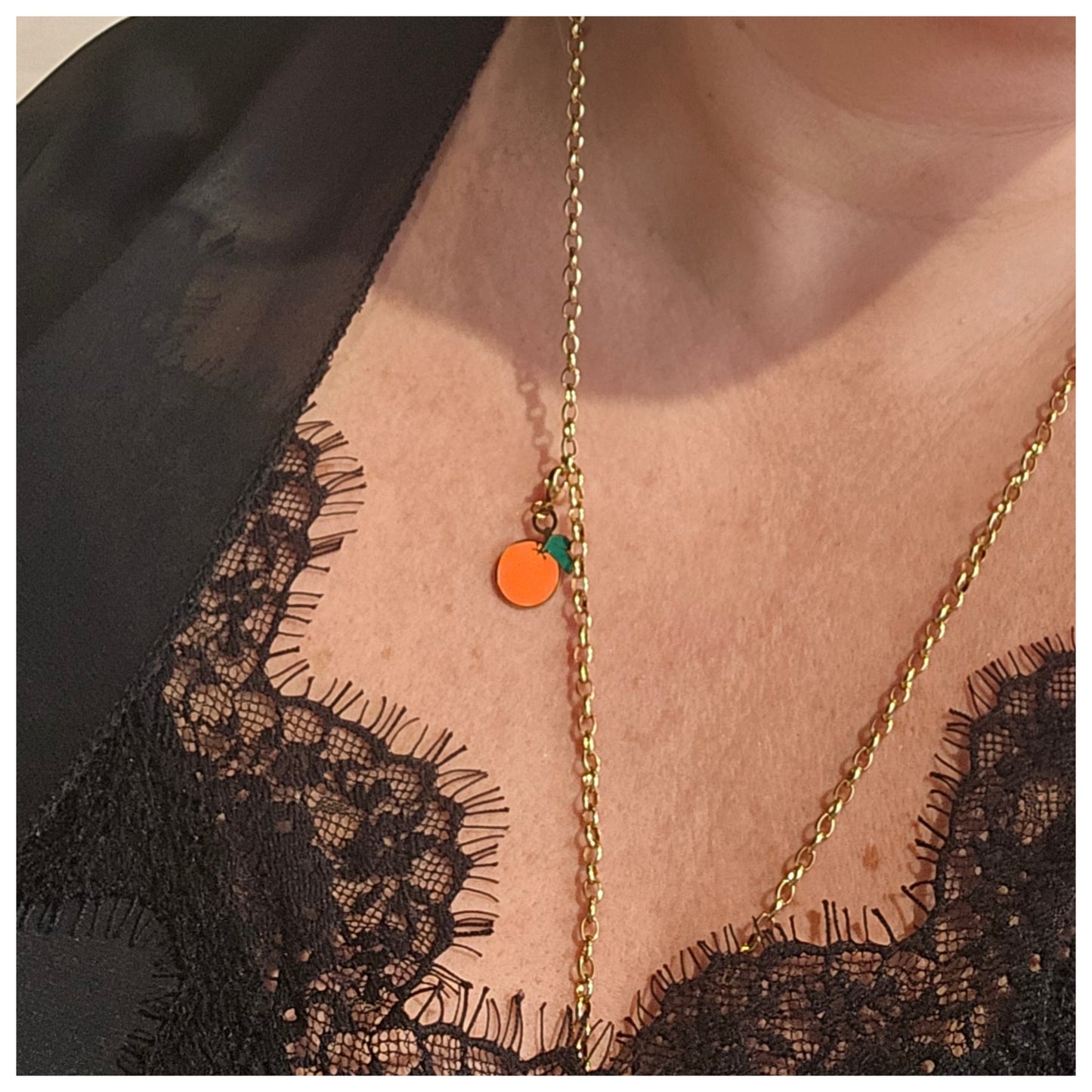 Breloque orange