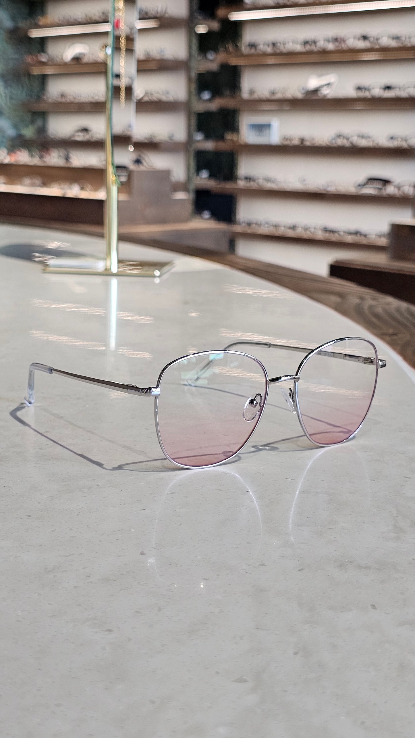 LACHLOE : Lunettes à verres teinte Blush