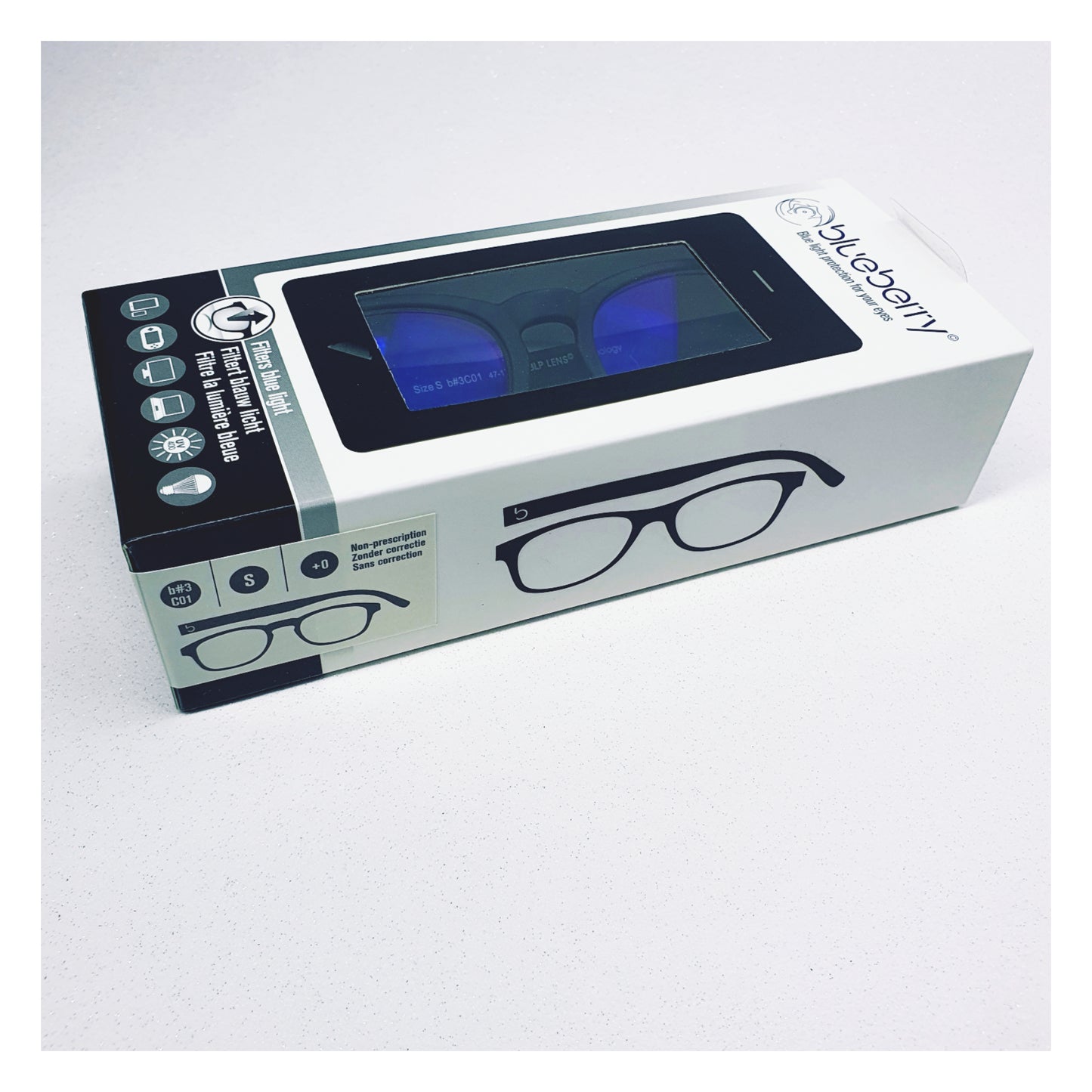 Lunettes anti-lumière bleue entrée de gamme taille S