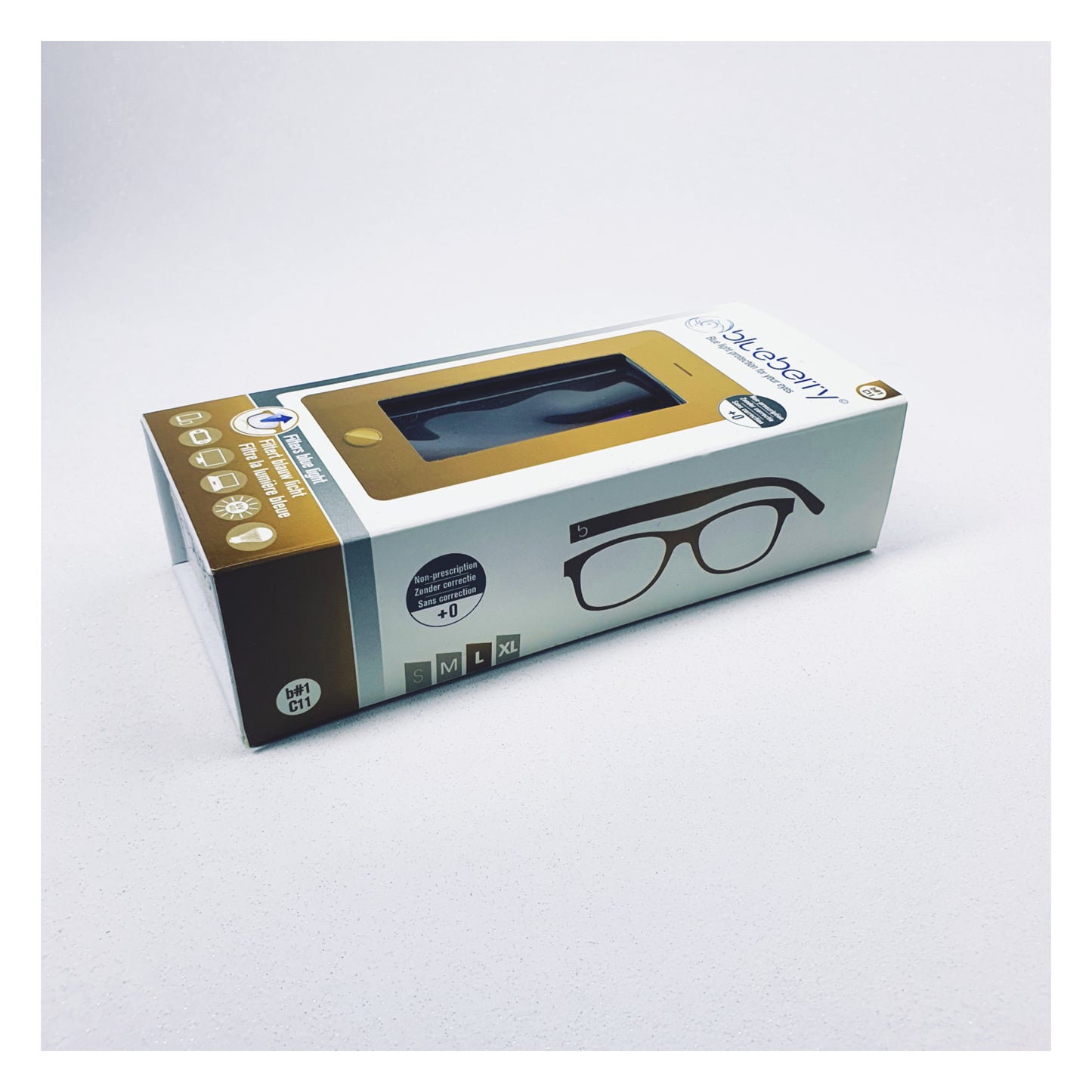 Lunettes anti-lumière bleue entrée de gamme taille L
