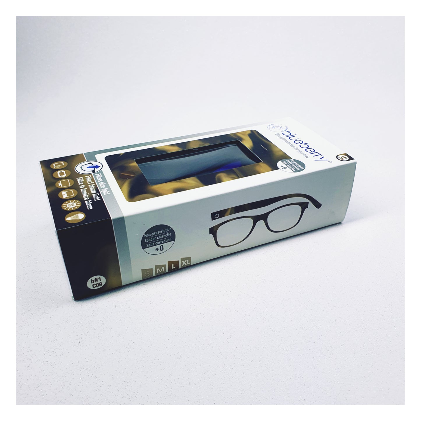 Lunettes anti-lumière bleue entrée de gamme taille L