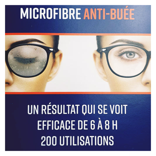 Lingette microfibre ANTI BUEE